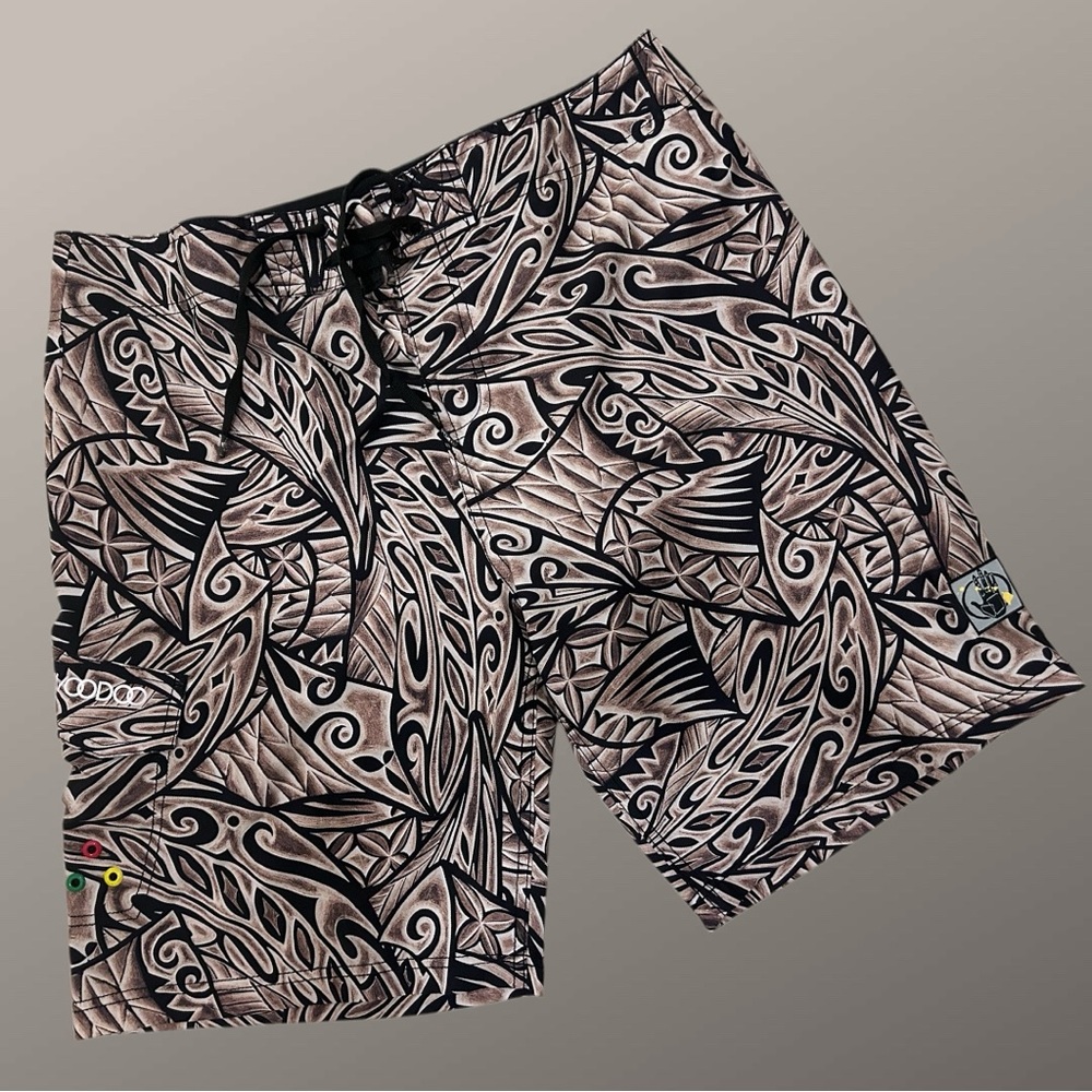 Body Glove Voodoo Black & Brown Board Shorts for Swim